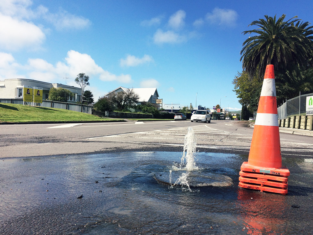 Gisborne-Hochwasser-street